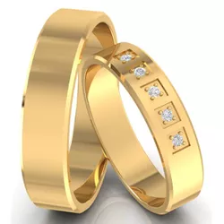 4833 - Alianças de Casamento EUA 6mm - Joias MB Loja Oficial