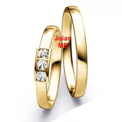 5673 - Alianças de Casamento Guarantã do Norte 3,5mm - Joias MB Loja Oficial