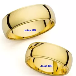  4009 - Alianças de Casamento Itaboraí 7mm - Joias MB Loja Oficial