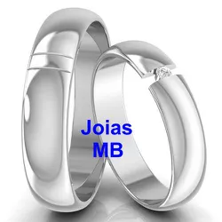 4685 - Alianças de Casamento Janaúba 6mm - Joias MB Loja Oficial