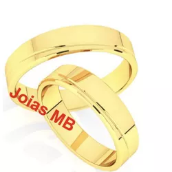 6020 - Alianças de Casamento Juazeiro 6mm - Joias MB Loja Oficial