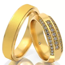 5950 - Alianças de Casamento Lago Norte 6,5mm - Joias MB Loja Oficial