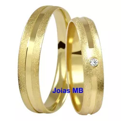 55180 - Alianças de Casamento Mandaguari 5mm - Joias MB Loja Oficial