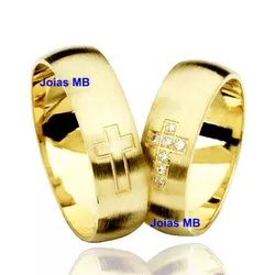  3748 - Alianças de Casamento Maranguape 6mm - Joias MB Loja Oficial