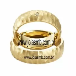 4981 - Alianças de Casamento Pensacola 7,4mm - Joias MB Loja Oficial