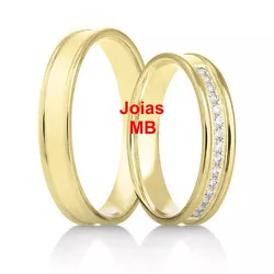 5948 - Alianças de Casamento Mato Grosso do Sul 5mm - Joias MB Loja Oficial