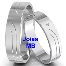 4653 - Alianças de Casamento Montenegro 6,5mm - Joias MB Loja Oficial