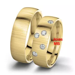 5448 - Alianças de Casamento Montreal 7mm - Joias MB Loja Oficial