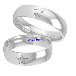 5093 - Alianças de Casamento Nagoya 5mm - Joias MB Loja Oficial