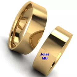 6017 - Alianças de Casamento Parintins 6mm - Joias MB Loja Oficial