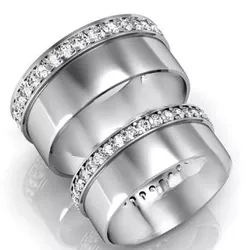 5810 - Alianças de Casamento Paty do Alferes 9mm - Joias MB Loja Oficial
