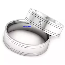 3726 - Alianças de Casamento Queanbeyan 5mm - Joias MB Loja Oficial