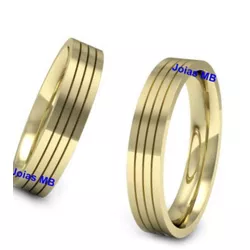 4497 - Alianças de Casamento Quixeramobim 5mm - Joias MB Loja Oficial