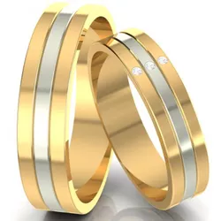 4021 - Alianças de Casamento RJ 6mm - Joias MB Loja Oficial