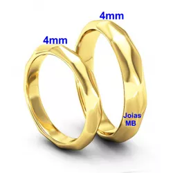 6008 - Alianças de Casamento Santa Cruz do Capibaribe 4mm - Joias MB Loja Oficial