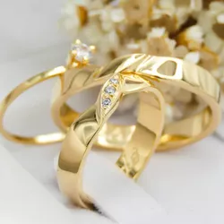 4438 - Alianças de Casamento Santa Isabel 4mm - Joias MB Loja Oficial