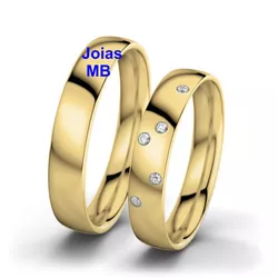5355 - Alianças de Casamento São Roque 5,5mm - Joias MB Loja Oficial