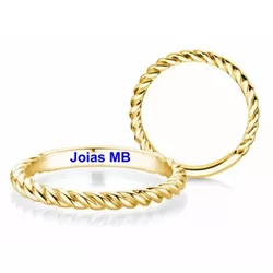9400 - Alianças de Casamento Suiça 3mm - Joias MB Loja Oficial