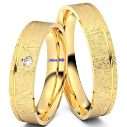  3729 - Alianças de Casamento Wichita 6mm - Joias MB Loja Oficial
