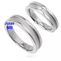 586 - Alianças de Compromisso Embu das Artes 4,5mm - Joias MB Loja Oficial