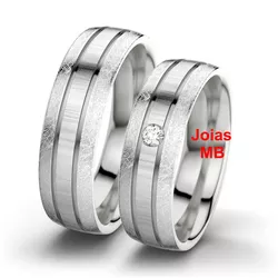 919 - Alianças de Namoro Rio de Janeiro 6mm - Joias MB Loja Oficial