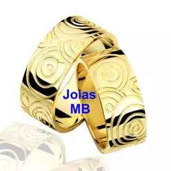  4411 - Alianças de Noivado Cuiabá 8mm - Joias MB Loja Oficial