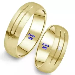  4442 - Alianças de Noivado Belém 6mm - Joias MB Loja Oficial