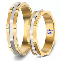 4447 - Alianças de Noivado Catalão 5,5mm - Joias MB Loja Oficial