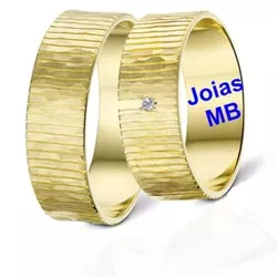 5008 - Alianças de Noivado Colombo 6mmm - Joias MB Loja Oficial