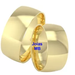 6052 - Alianças de Noivado Jequié 9mm - Joias MB Loja Oficial