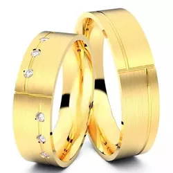 5538 - Alianças de Noivado Minaçu 6mm - Joias MB Loja Oficial