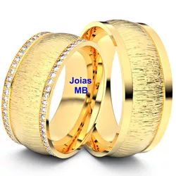 4759 - Alianças de Noivado Nova Iguaçu 8,5mm - Joias MB Loja Oficial