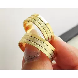 4412 - Alianças de Noivado Goiânia 6mm - Joias MB Loja Oficial