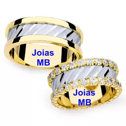 5101 - Alianças de Noivado João Pessoa 7,4mm - Joias MB Loja Oficial