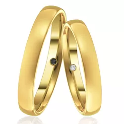 4520 - Alianças de Ouro 18k Belford Roxo 4,5mm - Joias MB Loja Oficial