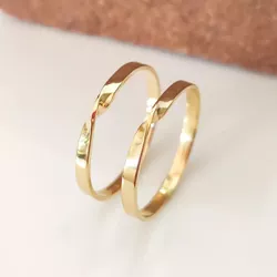 7052 - Alianças de Ouro 18k Recife 2,2mm - Joias MB Loja Oficial
