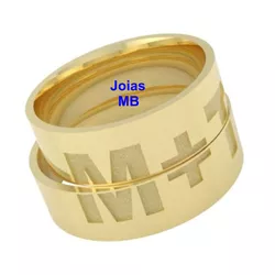 5784 - Alianças de Ouro Bauru 6mm - Joias MB Loja Oficial