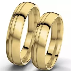 4559 - Alianças de Ouro Ibirité 5mm - Joias MB Loja Oficial