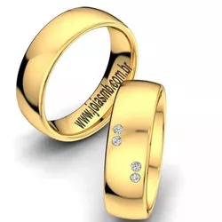 5287 - Alianças de Ouro Indaiatuba 5,8mm - Joias MB Loja Oficial