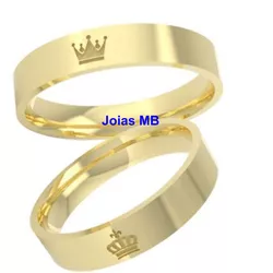 3816 - Alianças de Ouro Itaquaquecetuba 5mm - Joias MB Loja Oficial