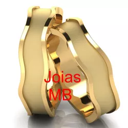 4953 - Alianças de Ouro Itumbiara 6mm - Joias MB Loja Oficial
