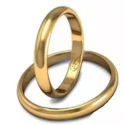 4224 - Alianças de Ouro Santos 3,4mm - Joias MB Loja Oficial