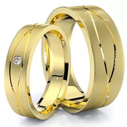 571 - Alianças de Ouro Tampa 5mm - Joias MB Loja Oficial