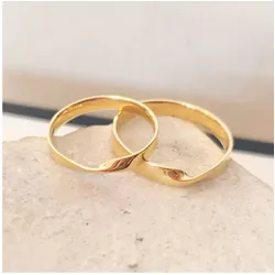 4965 - Alianças de Ouro Guapimirim 3mm - Joias MB Loja Oficial