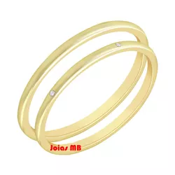 5425 - Alianças de Ouro Marília 1,5mm - Joias MB Loja Oficial