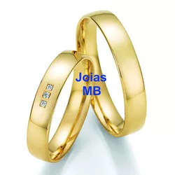 4997 - Alianças de Ouro Taguatinga 4,5mm - Joias MB Loja Oficial