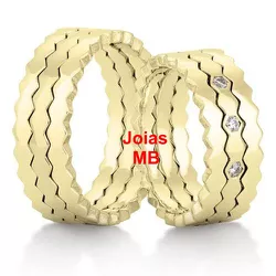 676 - Alianças Exclusivas SP 8mm - Joias MB Loja Oficial