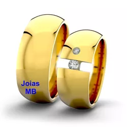 7112 - Alianças Grossas BH 8mm - Joias MB Loja Oficial