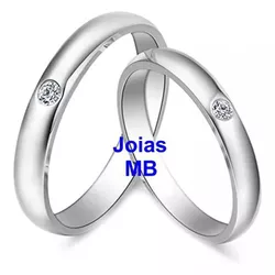 4836 - Alianças Lisas Aparecida de Goiânia 3,5mm - Joias MB Loja Oficial
