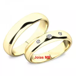 5841 - Alianças Norte Shopping 5mm - Joias MB Loja Oficial
